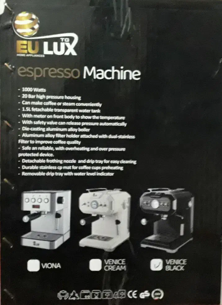 قهوه ساز واسپرسوسازEULUX|سماور، چایساز، قهوهساز|کرمانشاه, |دیوار