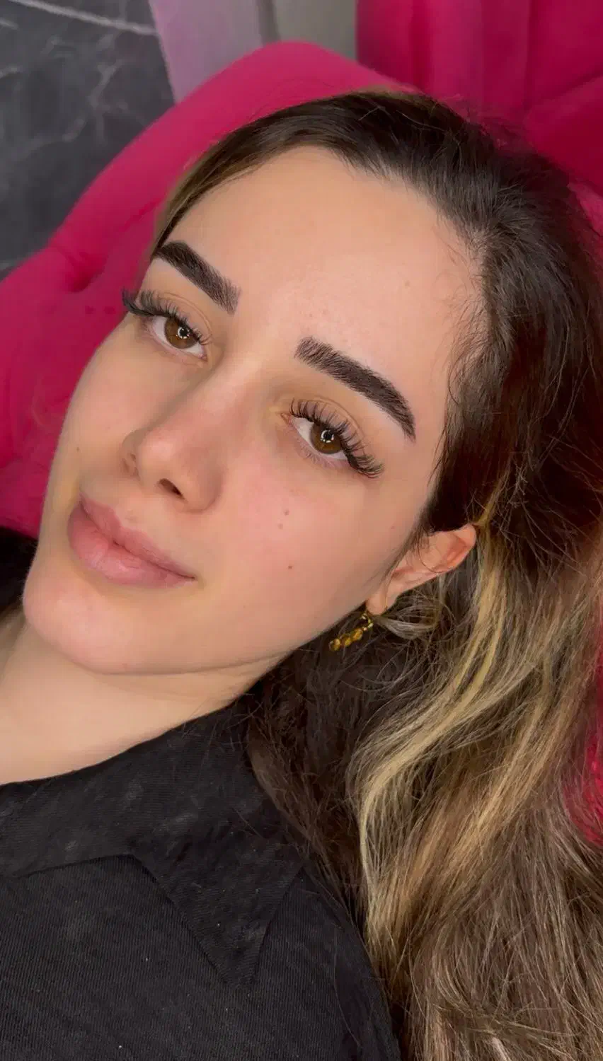 مدل اکستنشن مژه و لیفت ابرو فقط با هزینه مواد|خدمات آرایشگری و زیبایی|ماسال, |دیوار