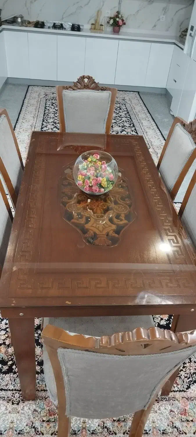 غذا خوری 6 نفره|میز و صندلی غذاخوری|مریوان, |دیوار