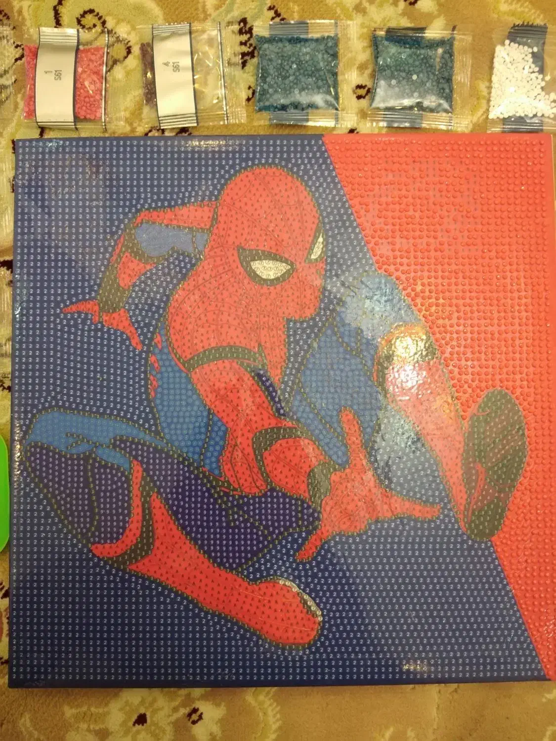 تابلو نقاشی الماسی بزرگ پسرانه طرح مرد عنکبوتی|تابلو، نقاشی، عکس|پرند, فاز ۶|دیوار