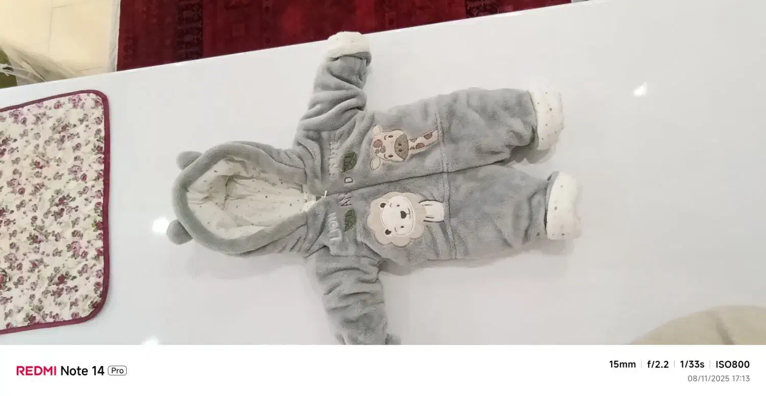 لباس سرهمی زمستونه بچه گانه|کفش و لباس بچه|فولادشهر, مسکن مهر فولادشهر|دیوار