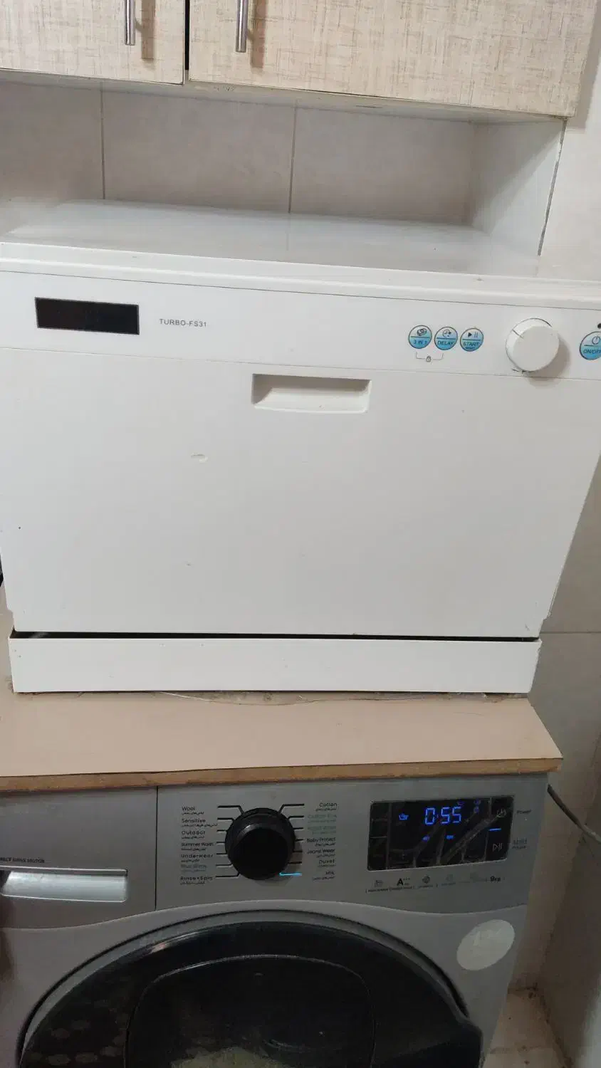 ظرفشوی توربو۶نفره|ماشین ظرفشویی|پرند, فاز ۴|دیوار