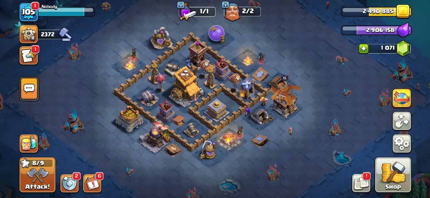 کلش آف کلنز تونال ۱۲ clash of clans|کنسول، بازی ویدئویی و آنلاین|بندر کنگان, |دیوار