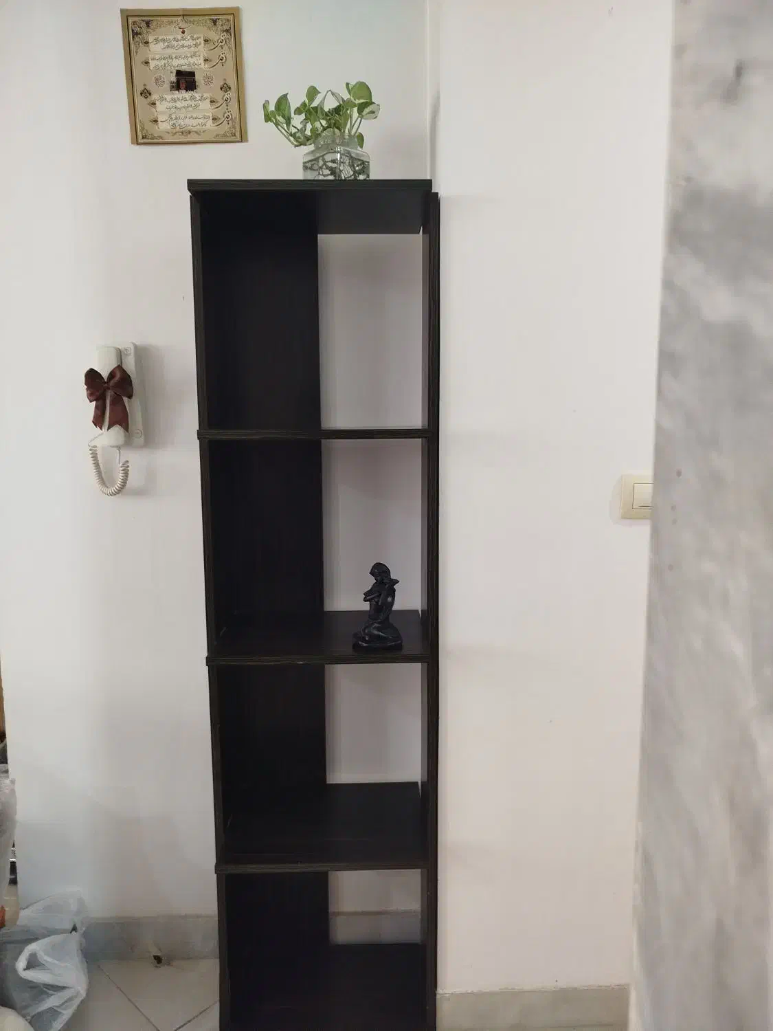 ویترین هالوژن دار با کتابخانه ست هم|بوفه، ویترین، کنسول|لاهیجان, لیالستان|دیوار