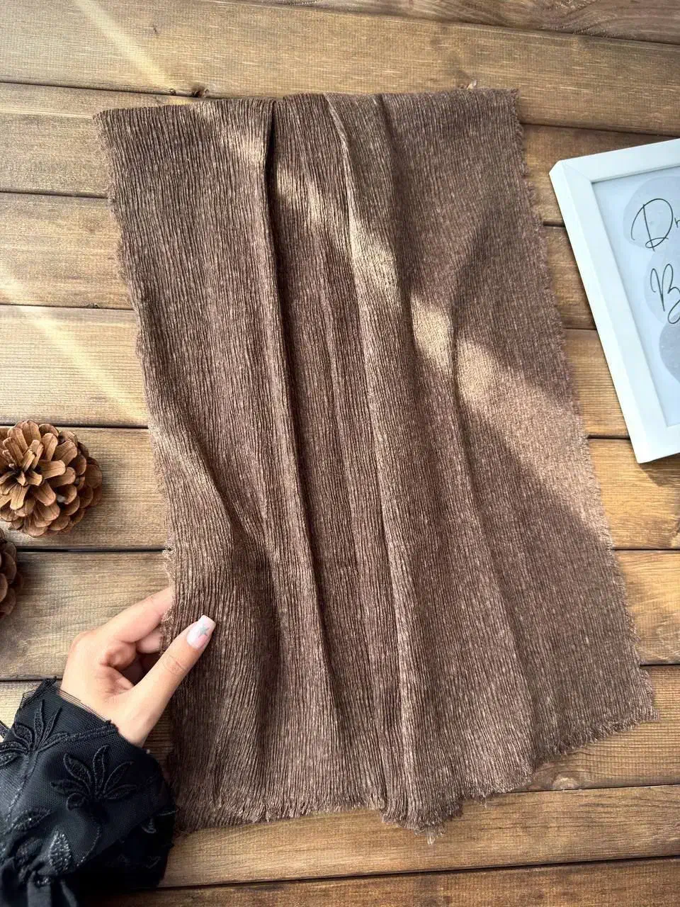 شال کشمیر سنگشور ریشه پرزی|لباس|تنکابن, |دیوار