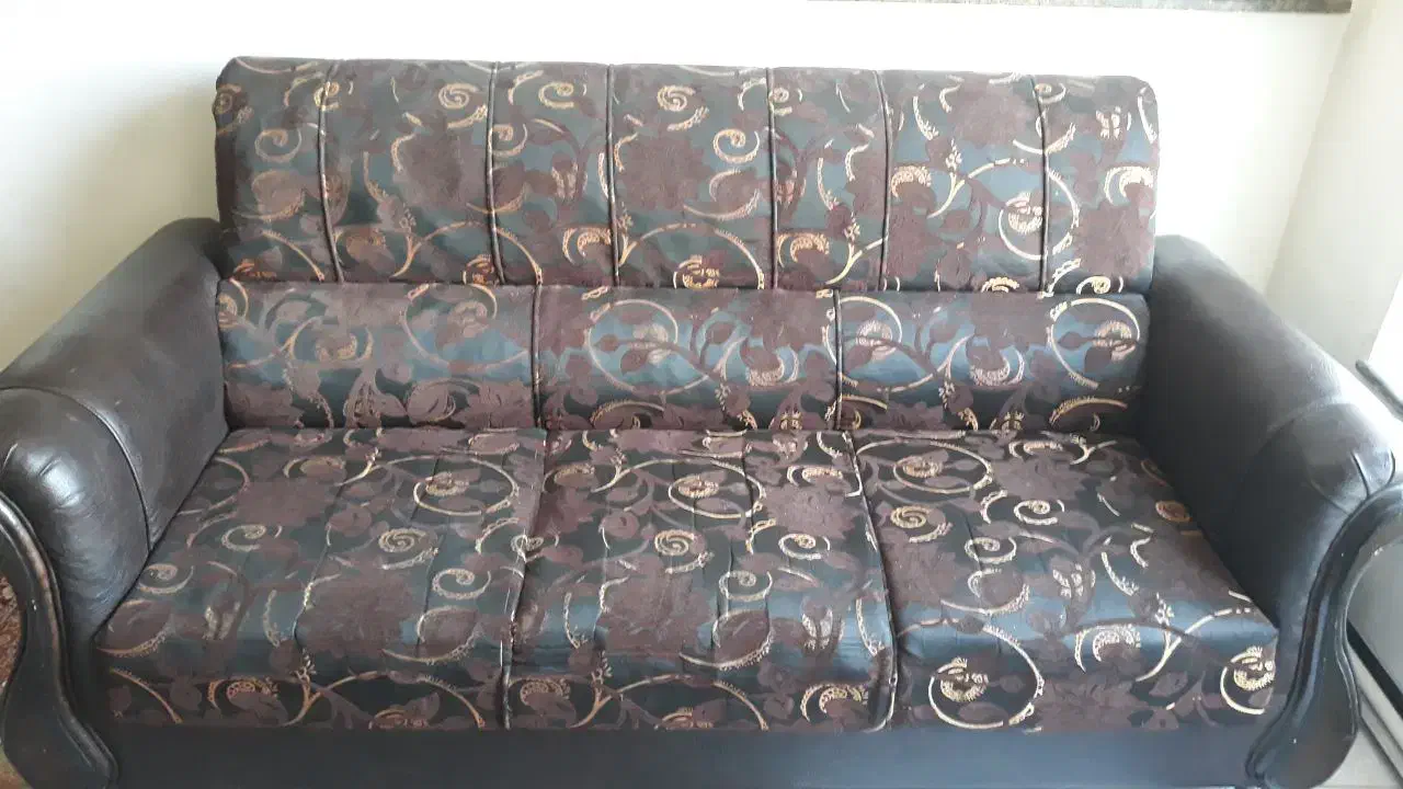 مبلمان چرم + عسلی|مبلمان خانگی و میز عسلی|همدان, |دیوار