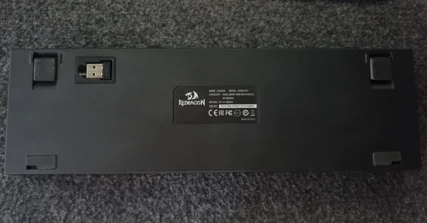 کیبورد گیمینگ  مکانیکال ردراگون k599 + تکیه‌گاه مچ|قطعات و لوازم جانبی رایانه|تهران, قبا|دیوار