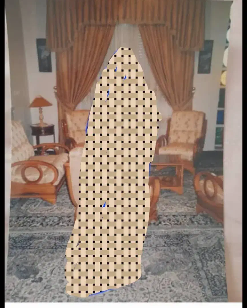 پرده سالن پذیرائی|پرده، رانر، رومیزی|شیراز, فرگاز|دیوار