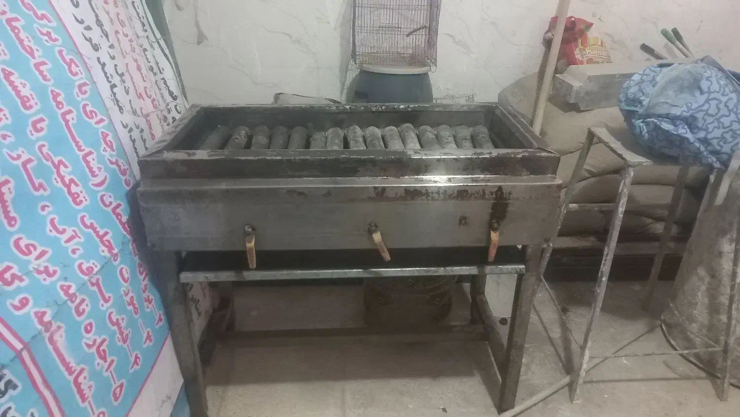 منقل کبابپز رستورانی|اجاق گاز و لوازم برقی پخت‌وپز|مشکین‌دشت, |دیوار