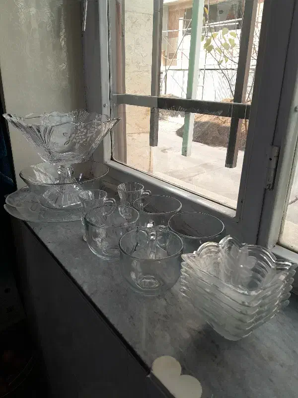 ظروف بلوری|ظروف سرو و پذیرایی|همدان, |دیوار