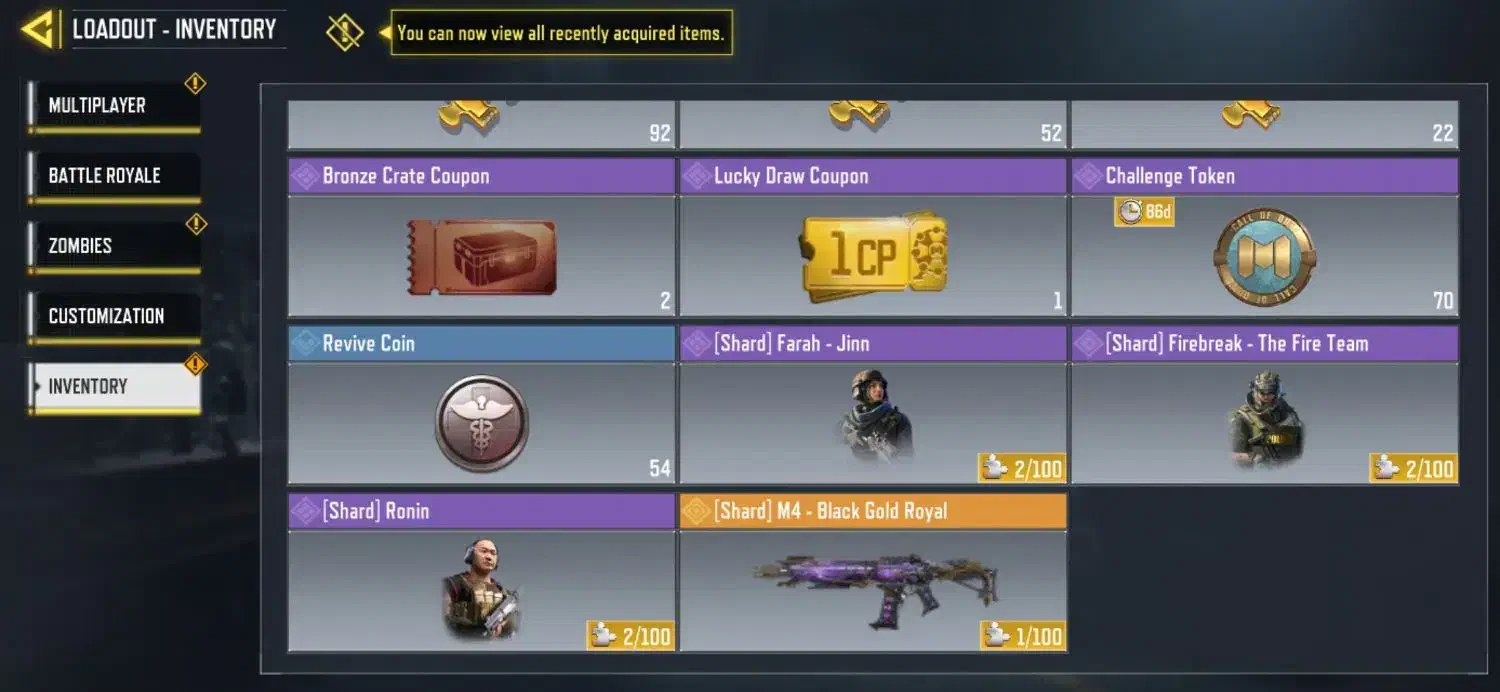 اکانت کالاف موبایل 2 بتل پس خورده|کنسول، بازی ویدئویی و آنلاین|قم, نیروگاه|دیوار