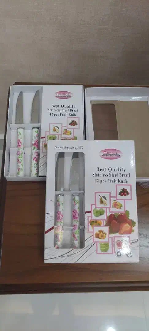 دو جین کارد میوه خوری نو|ظروف سرو و پذیرایی|رشت, خمیران زاهدان|دیوار