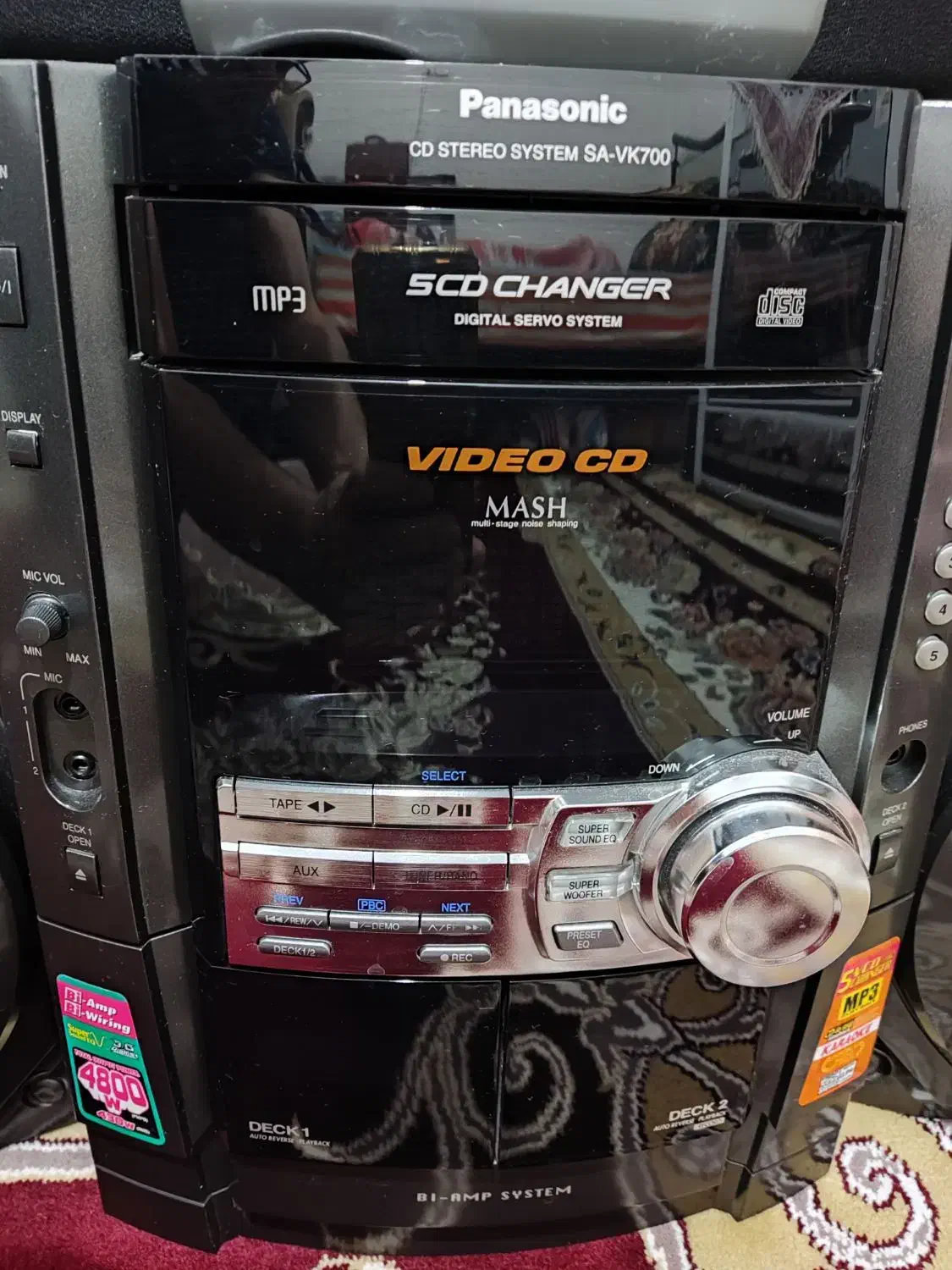 پاناسونیک 4800 وات|سیستم صوتی خانگی|قم, دروازه چوبی|دیوار