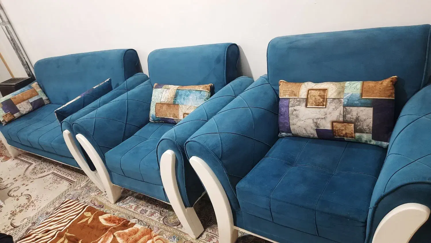 مبل۷نفره درحدنو|مبلمان خانگی و میز عسلی|رباطکریم, الارد|دیوار