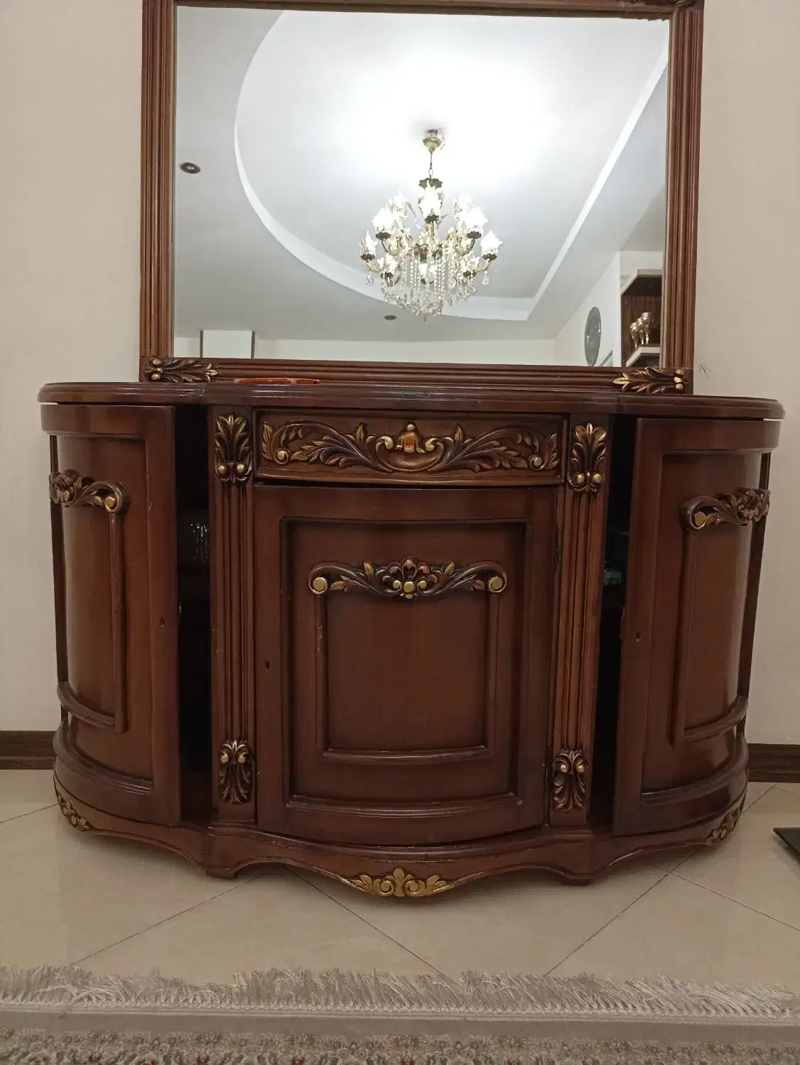 آینه وکنسول|بوفه، ویترین، کنسول|ملارد, |دیوار