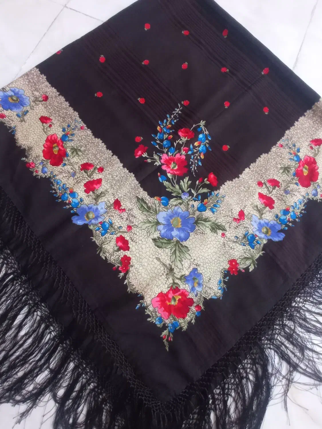 روسری و چارقدهای پشم وارداتی|لباس|مهاباد (آذربایجان غربی), |دیوار