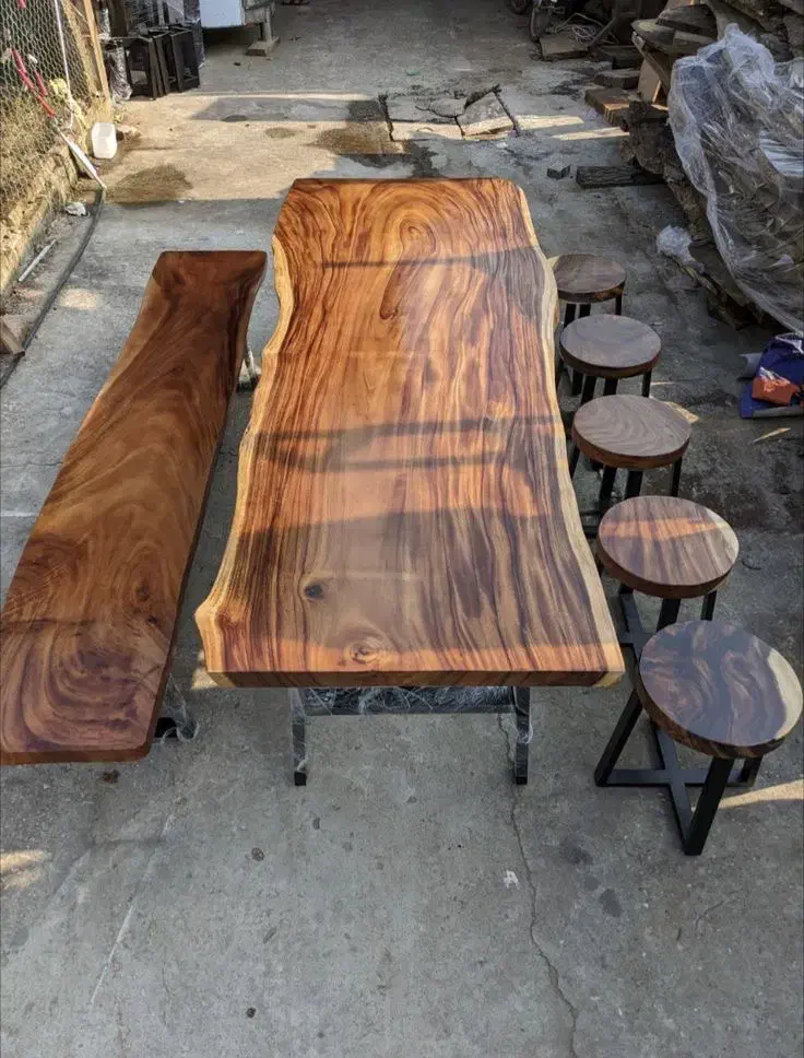 میز ناهار خوری روستیک|میز و صندلی غذاخوری|کرج, فاز ۵ مهرشهر|دیوار