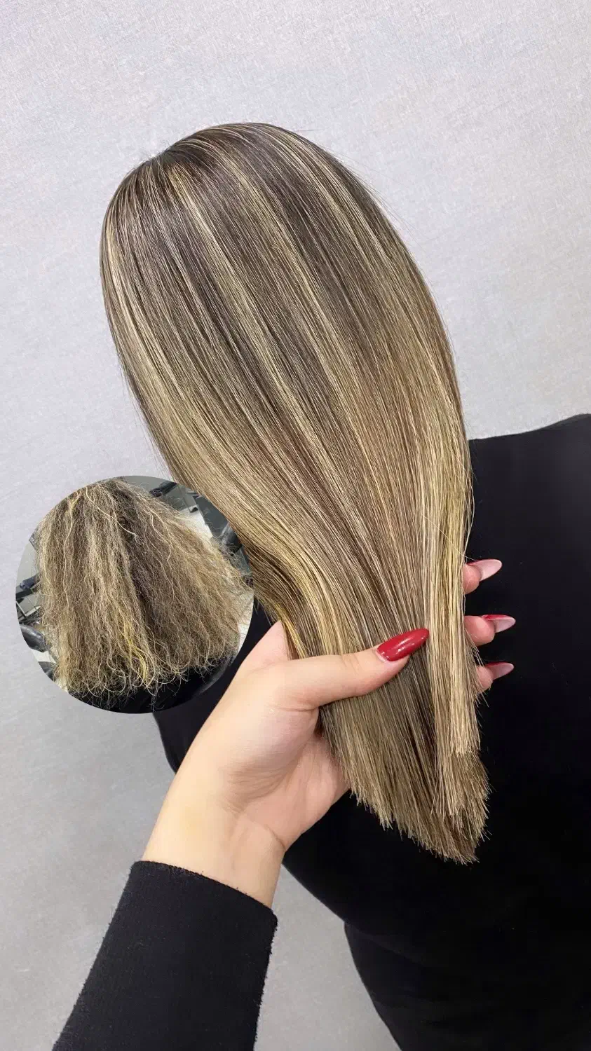 مدل پروتئین و بوتاکس و کراتین مو|خدمات آرایشگری و زیبایی|فولادشهر, B5|دیوار