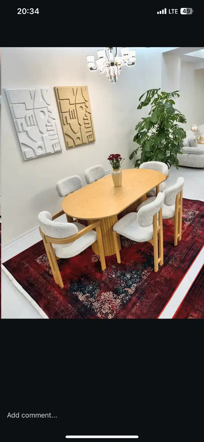 میز غذا خوری/ کد ۸۹۰۱|میز و صندلی غذاخوری|قشم, |دیوار