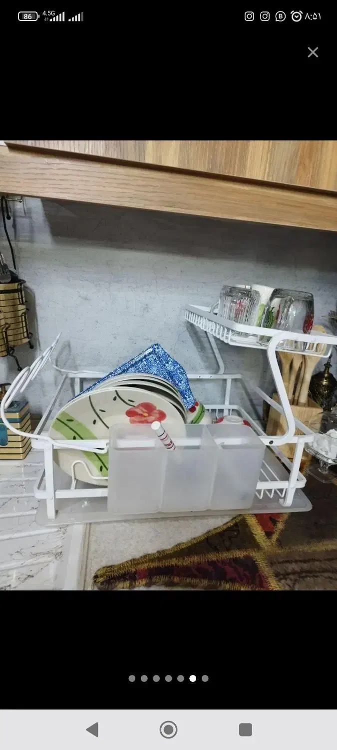 آبچکان آلومینیومی ضد زنگ|آب‌چکان و نظم‌دهنده ظروف|مشهد, فرهنگیان (شهرک غرب)|دیوار