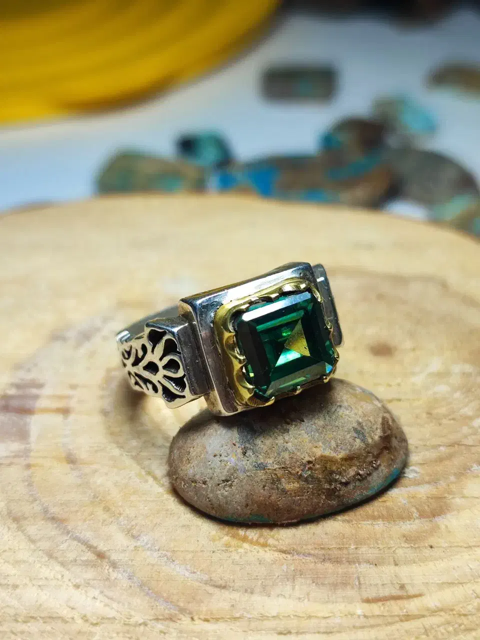 انگشتر مردانه تورمالین|جواهرات|نیشابور, شهرک ولیعصر|دیوار