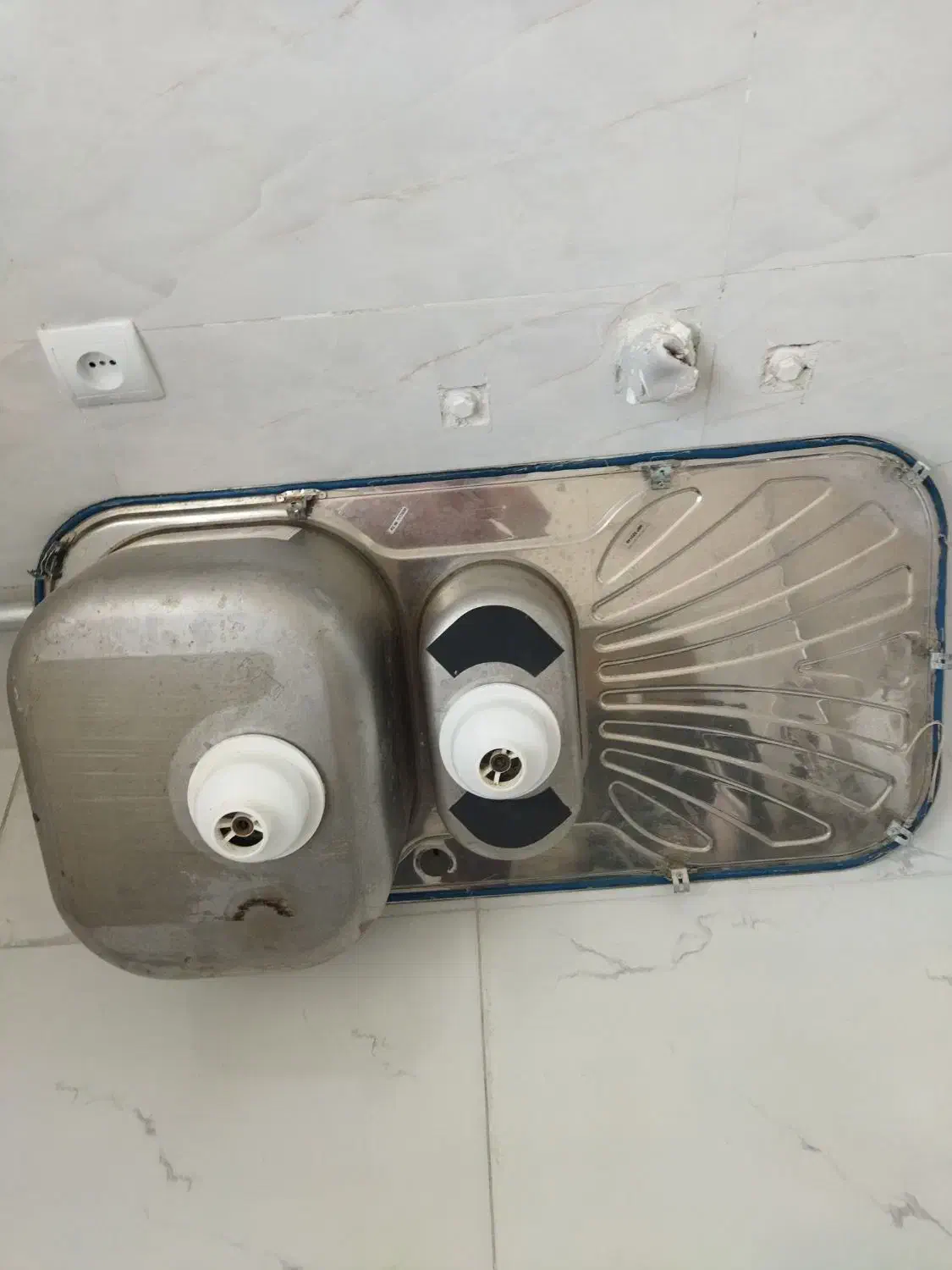 سینگ ظرفشویی|آب‌چکان و نظم‌دهنده ظروف|ارومیه, |دیوار