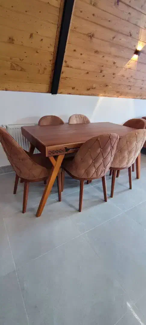 میز نهارخوری|میز و صندلی غذاخوری|رضوانشهر, |دیوار