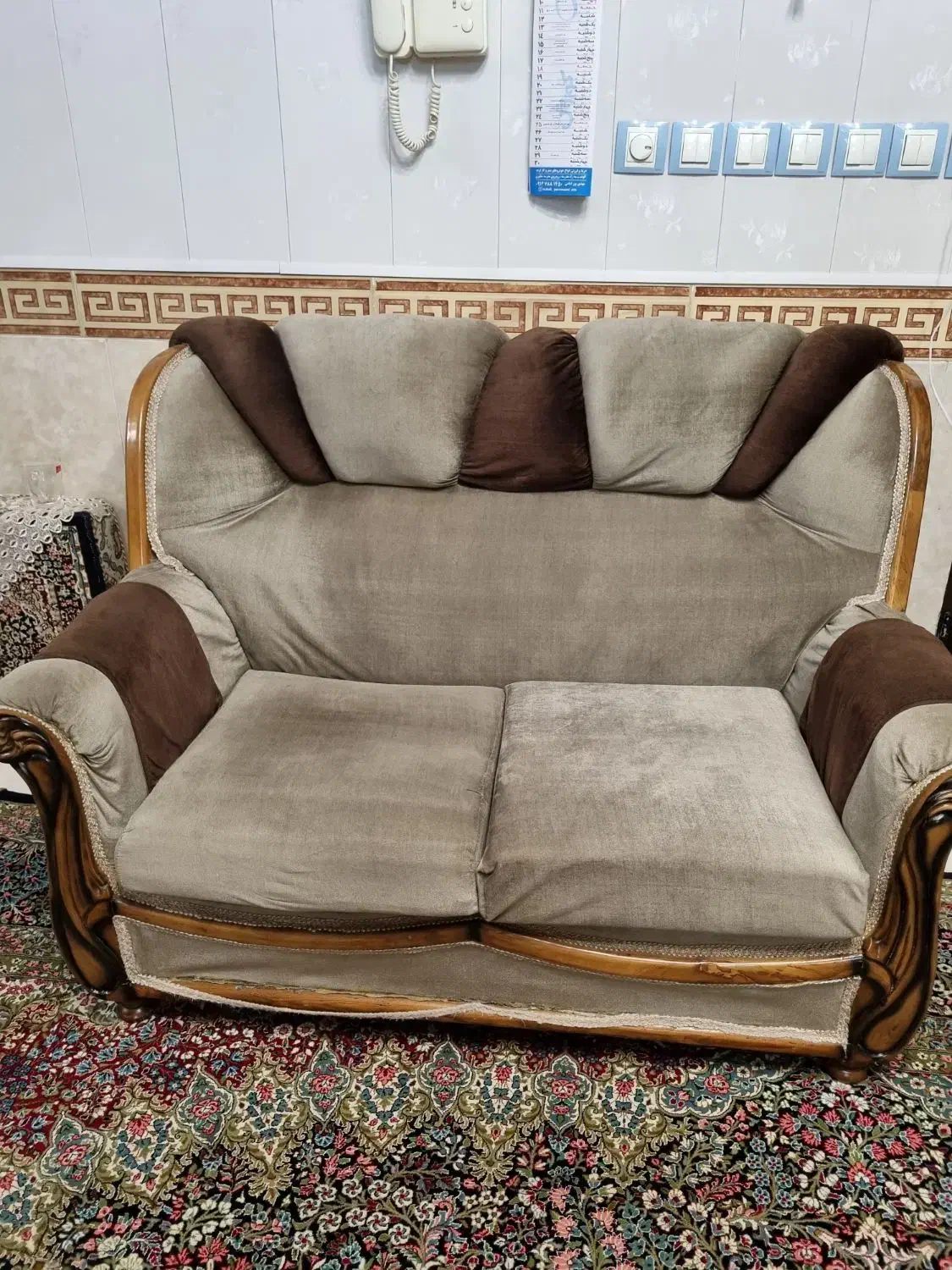 مبل راحتی قیمت 5000000|مبلمان خانگی و میز عسلی|همدان, |دیوار