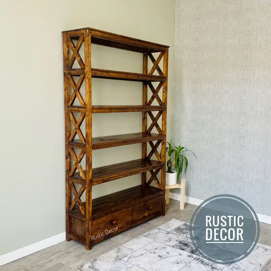 کتابخانه چوبی|کتابخانه، شلف، قفسههای دیواری|تهران, شادآباد|دیوار