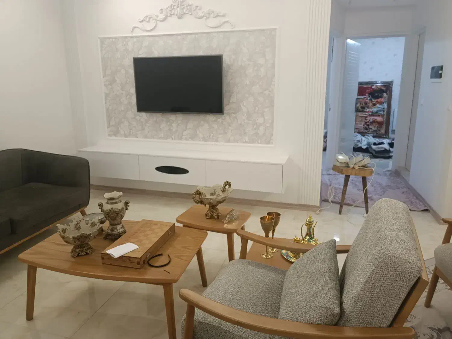 دکوراسیون داخلی کناف کابینت کمددیواری نورپردازی|خدمات پیشه و مهارت|تبریز, |دیوار