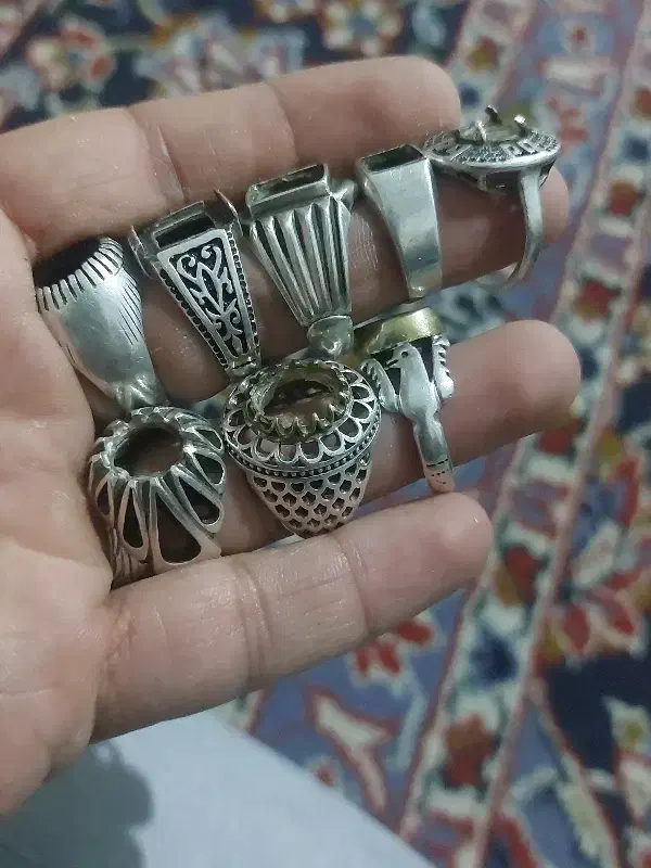 انگشتر رکاب خالی نقره|جواهرات|نیشابور, هفده شهریور|دیوار