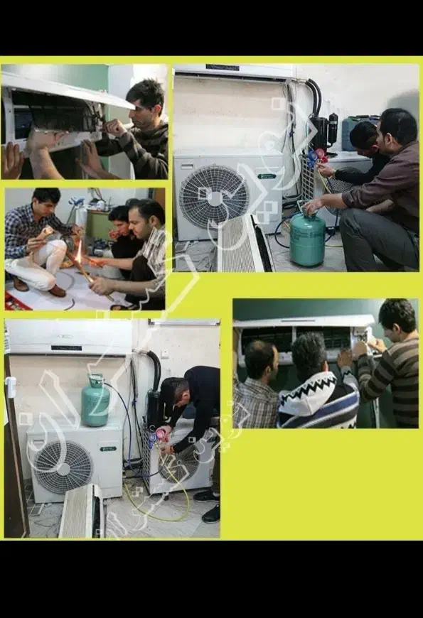 تعمیر ایسپیلت و شارژ گاز|کولر گازی و فنکوئل|کیش, |دیوار