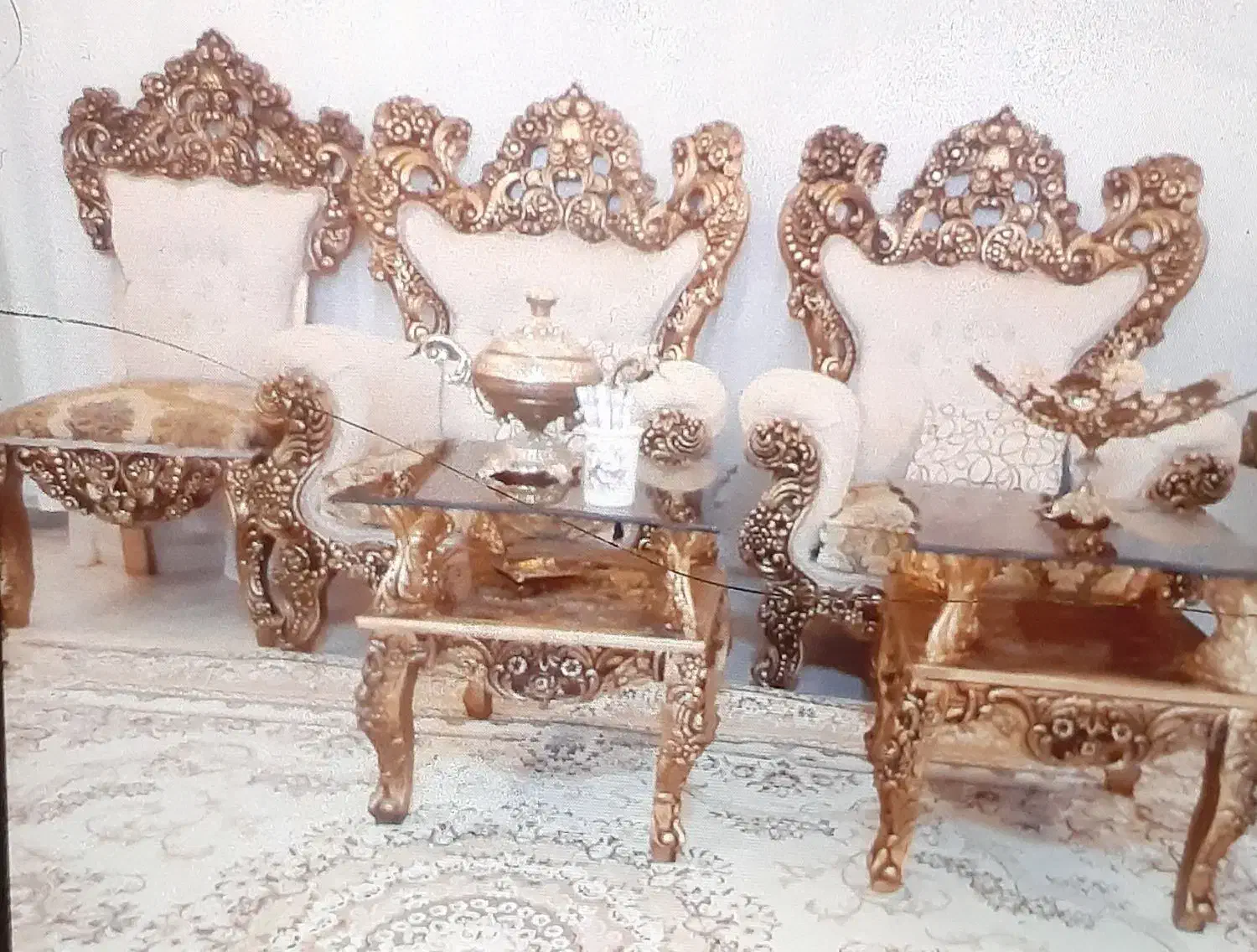 مبل سلطنتی ۹نفره|مبلمان خانگی و میز عسلی|ارومیه, |دیوار