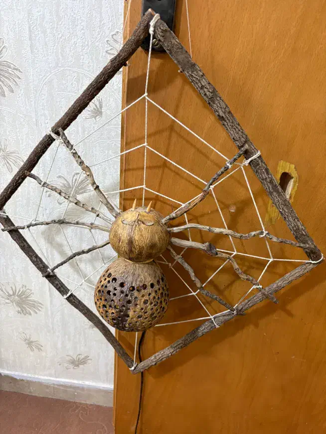 آباژور دستاز تایلندی با چوب نارگیل کاملا سالم|چراغ خواب و آباژور|ورامین, ورامین|دیوار