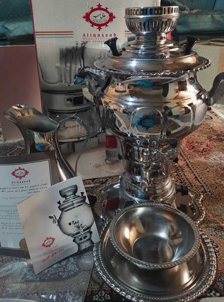 سماور گازی عالی نسب شش لیتری،نو،آکبند،استفاده نشده|سماور، چایساز، قهوهساز|تهران, یافتآباد|دیوار