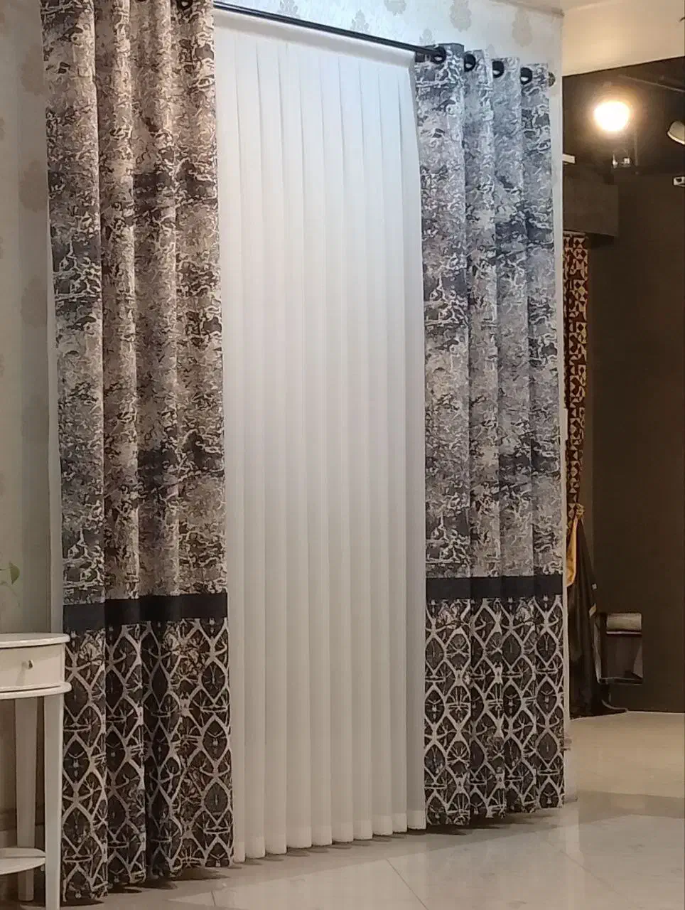 پرده دستک پنل آماده|پرده، رانر، رومیزی|مشهد, شهید فرامرز عباسی|دیوار