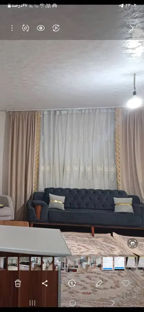 پرده ها باچوب پرده کامل|پرده، رانر، رومیزی|شاهین‌شهر, فردوسی|دیوار