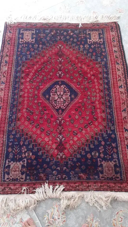 فروش فرش دستباف خوشگل و تمیز|فرش|اهرم, |دیوار