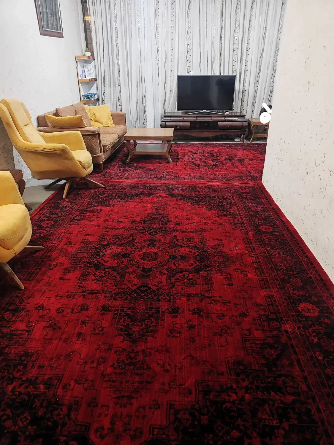 یک جفت فرش ۹متری ۷۰۰شانه تراکم ۲۵۵۰|فرش|مشهد, نظام دوست|دیوار