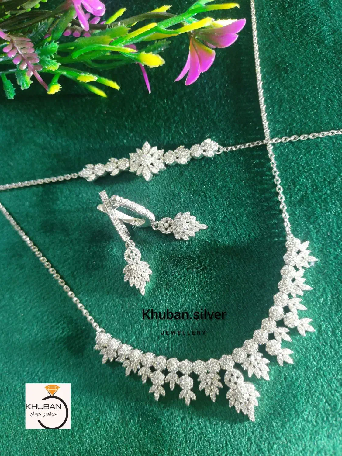 سرویس جواهری نقره مدل ناتانیا|جواهرات|ارومیه, |دیوار