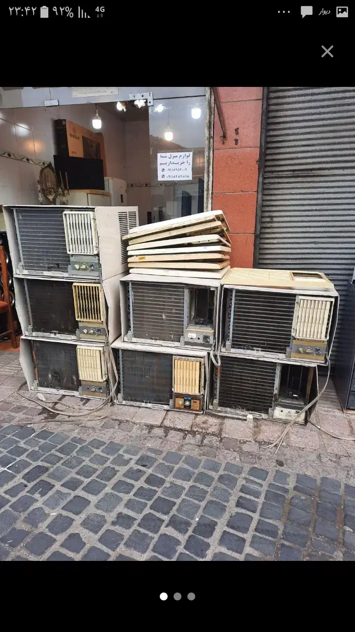 فروش و خرید کولر پنجره ای واسپلیت خراب و سوخته|کولر گازی و فنکوئل|تنکابن, |دیوار