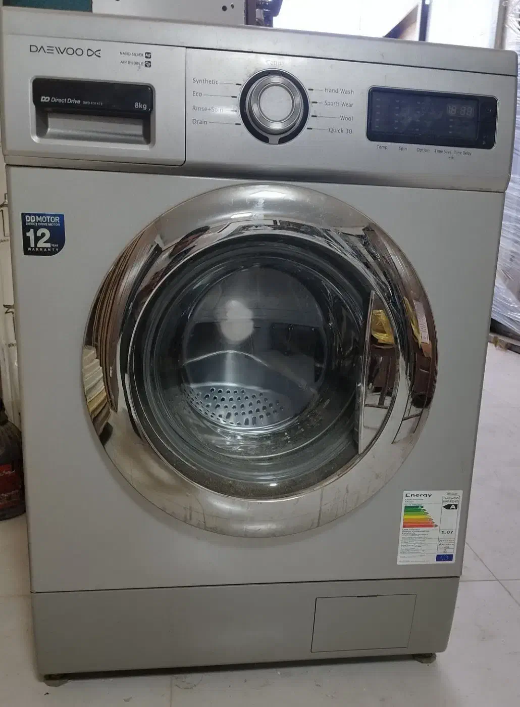 لباسشویی دوو کاملا سالم ۱۸ میلیون|ماشین لباسشویی و خشک‌کن لباس|نورآباد, |دیوار