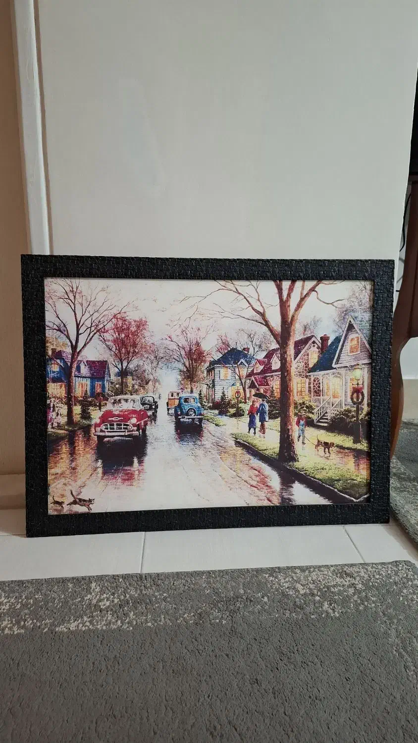 تابلو نوری بک لایت|تابلو، نقاشی، عکس|مهاجران, |دیوار