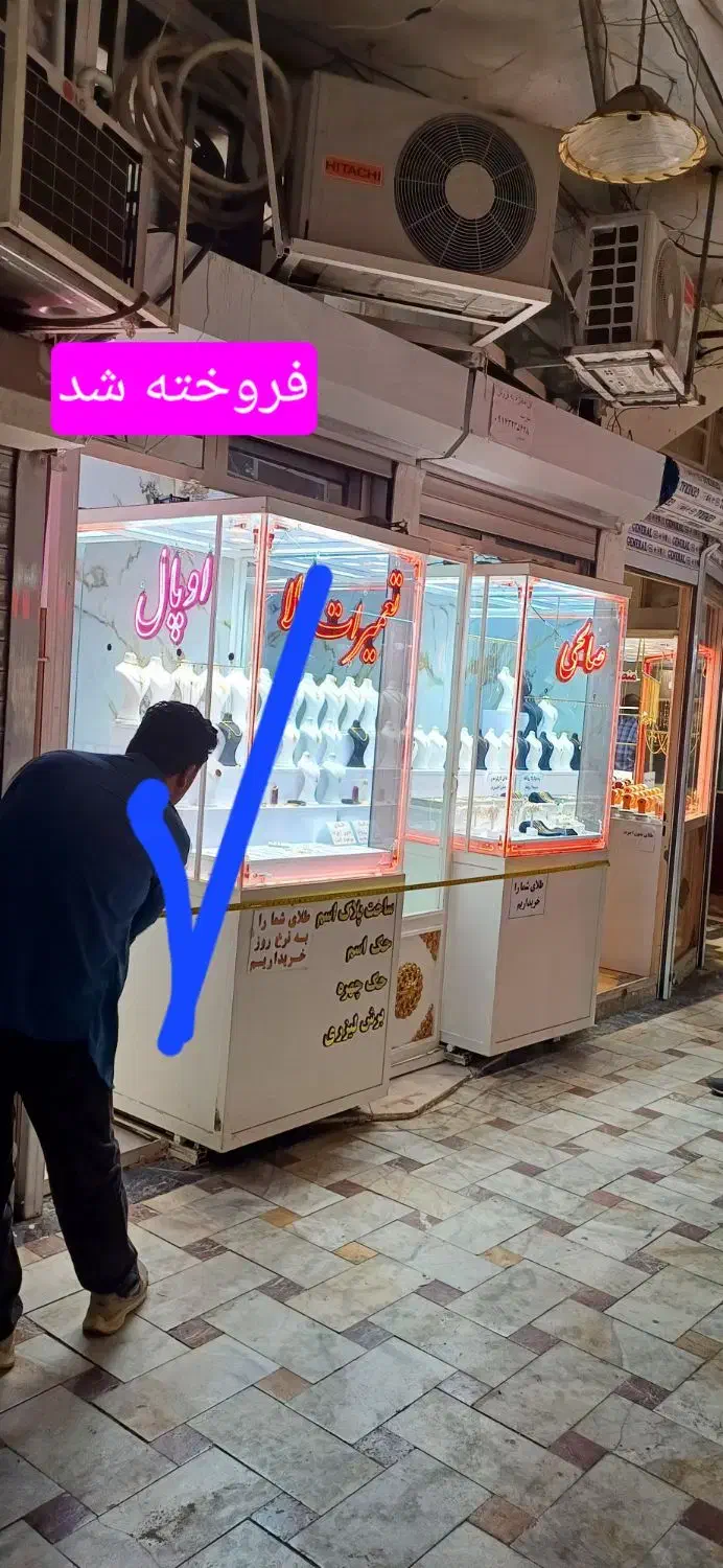 اجاره مغازه طلا فروشی در بازار|اجارهٔ مغازه و غرفه|میانه, |دیوار