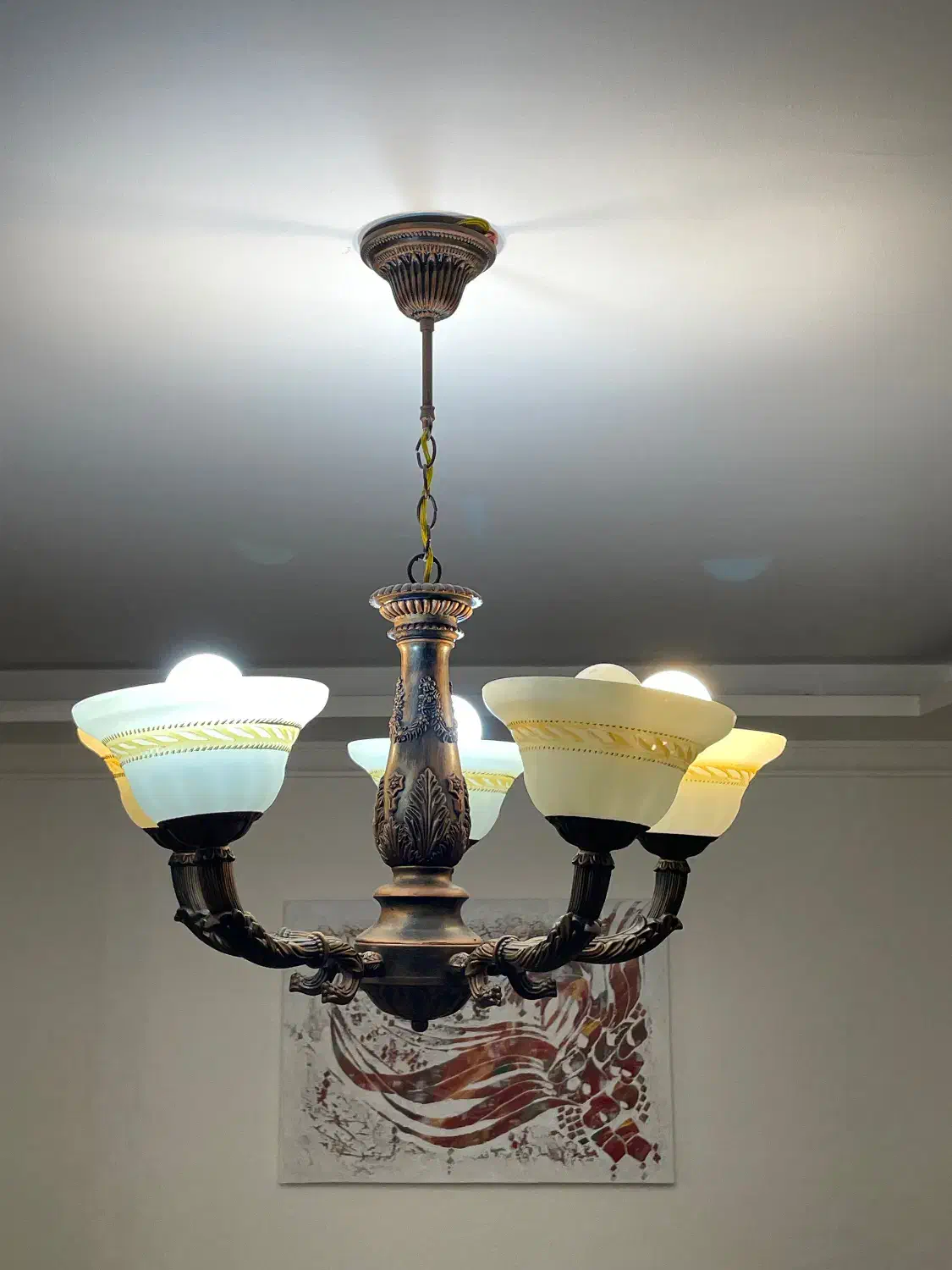 لوستر|لوستر و چراغ آویز|آمل, |دیوار