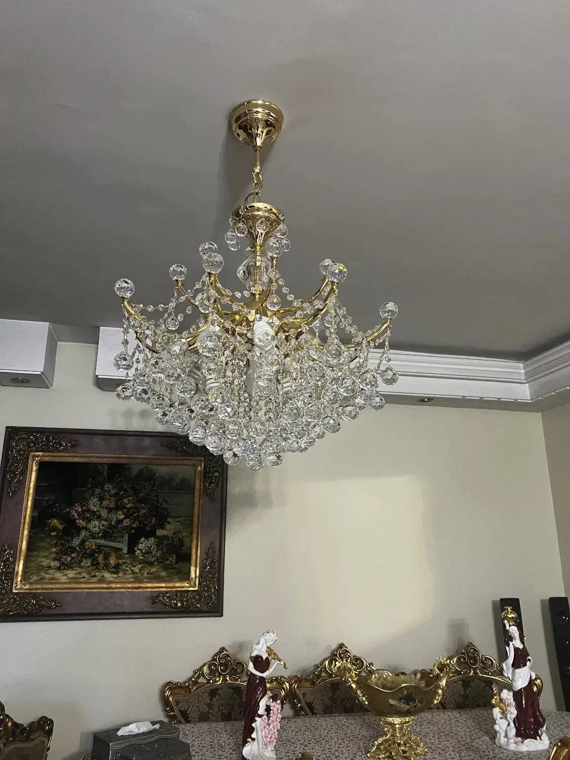 لوستر کریستال چک|لوستر و چراغ آویز|تهران, تهرانپارس غربی|دیوار