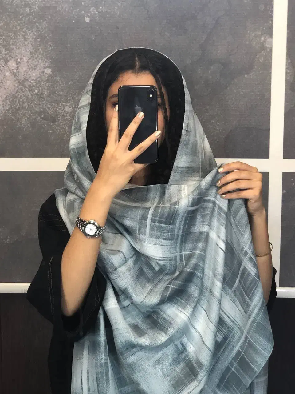 شال نخی آبرنگی سنگشور|لباس|بندر کنگان, |دیوار