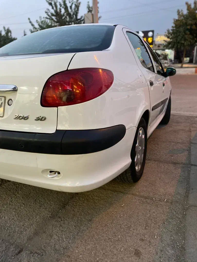 SD V8   پژو ۲۰۶|خودرو سواری و وانت|ساری, |دیوار