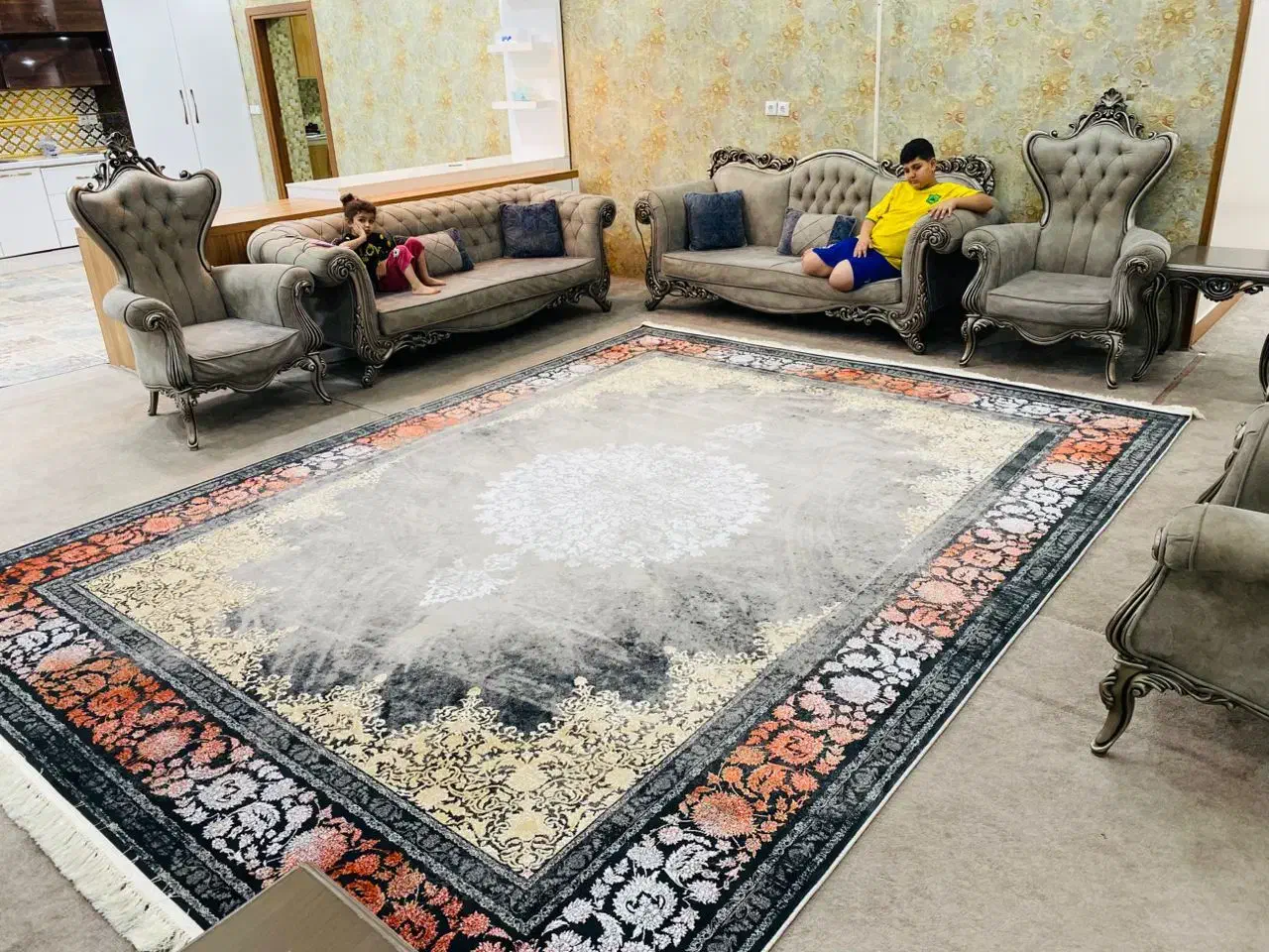 فرش ۱۲ متری|فرش|حمیدیه, |دیوار