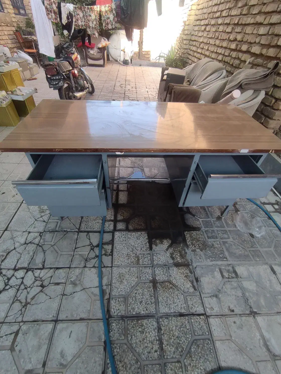 میزفلزی ابعاد180/80|میز تحریر و کامپیوتر|شیراز, مسلم|دیوار